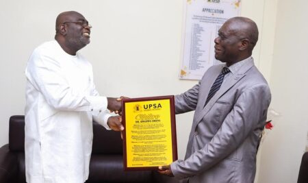 Faculty of Accounting and UPSA Global Alumni Association honour Dr Kwadjo Obeng