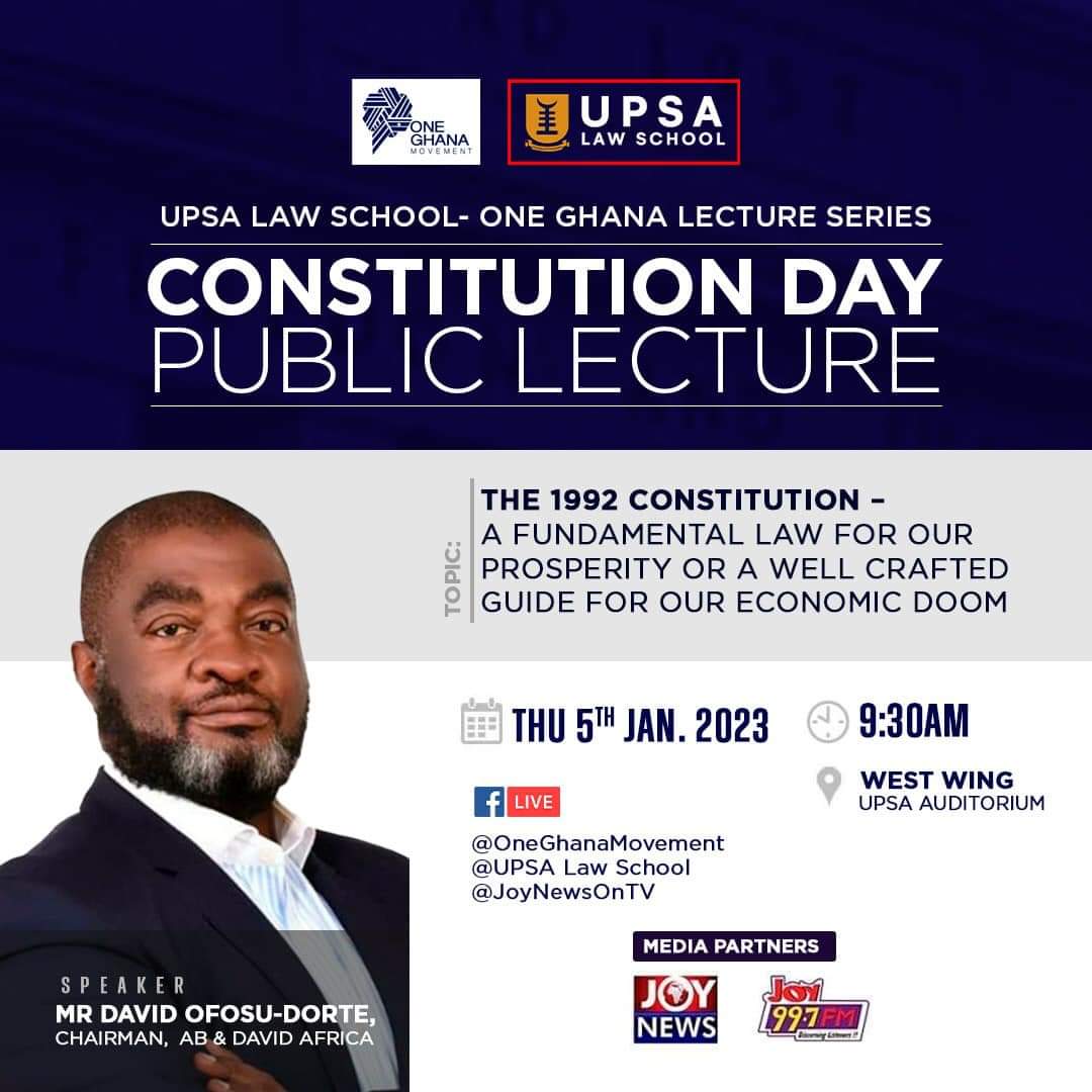 Constitution Day Public Lecture | Upsa Law School