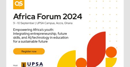 QS Africa Forum 2024 event poster