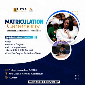 Matriculation Ceremony – 2025/2026 Academic Year