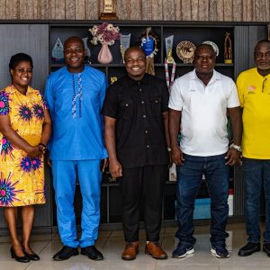 GUSA Executives Pay Courtesy Call on UPSA Vice-Chancellor Ahead of Historic 9th Mini GUSA Games