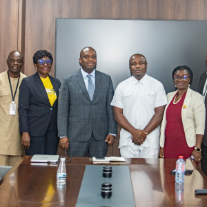 UPSA Vice Chancellor Engages Deputy Minister of Finance on Plans for Proposed Gyakiti Campus to Expand Access to Tertiary Education