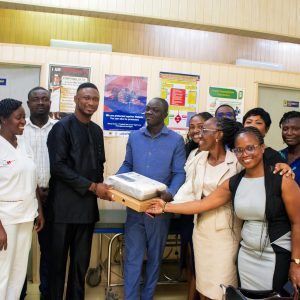 UPSA MBA Corporate Communication Students Donate ECG Machine to UPSA Clinic to Strengthen Campus Healthcare