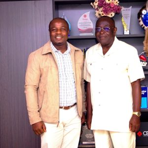 J.K. Horgle Pays Courtesy Call On UPSA Vice-Chancellor; Expresses Gratitude to University for Naming New Transport and Logistics Centre in His Honour