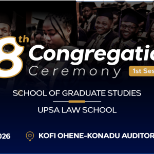 UPSA to graduate over 1,300 students at first session of 18th Congregation